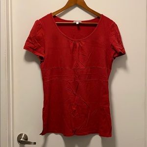 Red Fashion Sweetheart Top